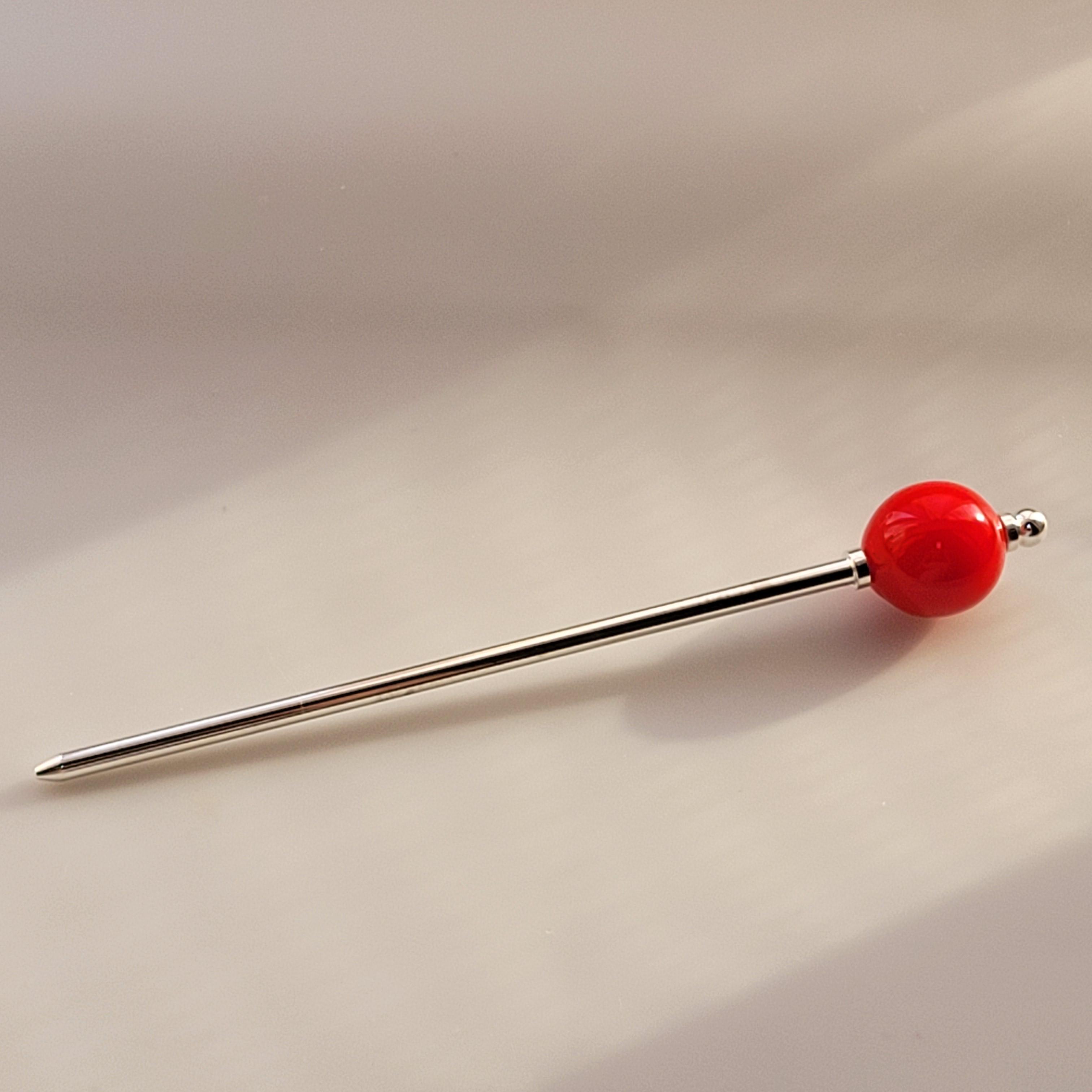 kanzashi red ball
